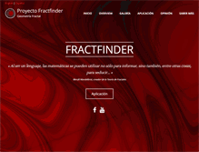 Tablet Screenshot of fractfinder.es